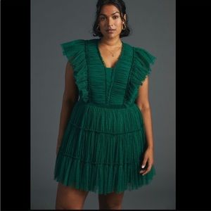 Tiered Tulle Mini Dress (Anthropologie)